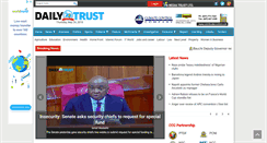 Desktop Screenshot of dailytrust.com.ng