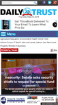 Mobile Screenshot of dailytrust.com.ng